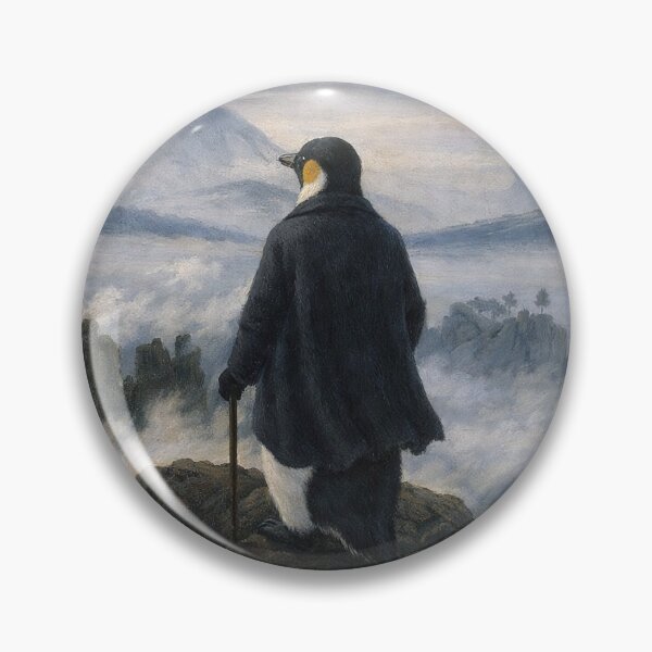 Item preview, Penguin above the Sea of Fog designed and sold by MartialArtisan.