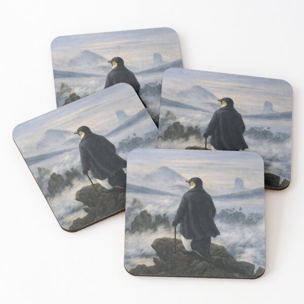 Item preview, Penguin above the Sea of Fog designed and sold by MartialArtisan.