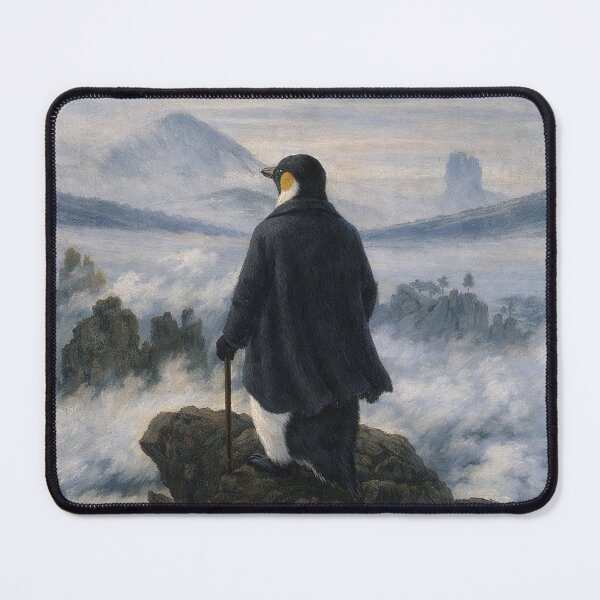 Item preview, Penguin above the Sea of Fog designed and sold by MartialArtisan.