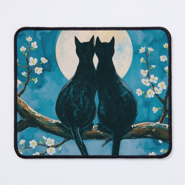 Item preview, Full Moon Cats designed and sold by ByNicoleSara.