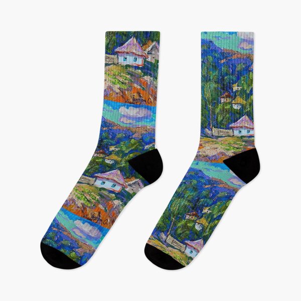 Item preview, Oleksiy Ivanyuk: A Village in a Valley designed and sold by ukrainianvin.