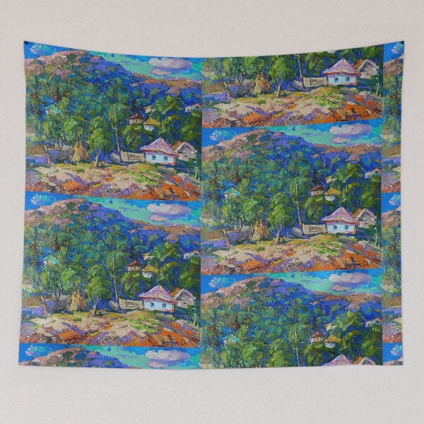 Item preview, Oleksiy Ivanyuk: A Village in a Valley designed and sold by ukrainianvin.