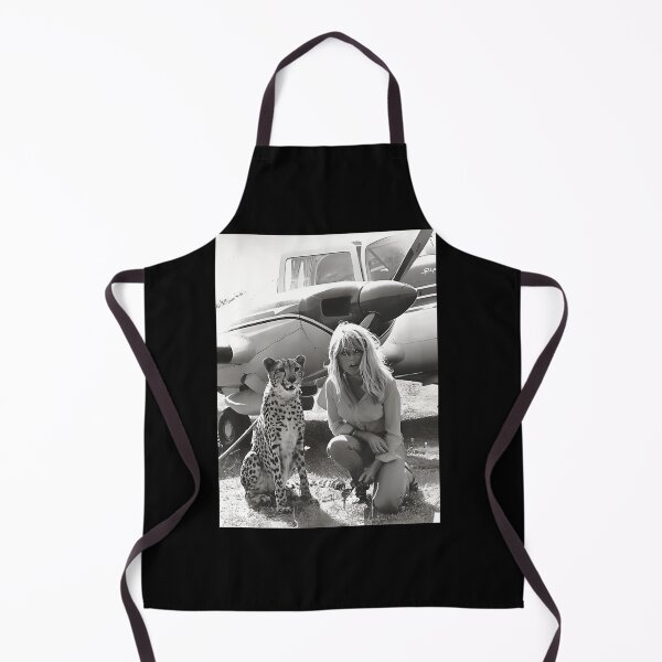 Item preview, Brigette Bardot With Cheetah And Plane designed and sold by Nansame.