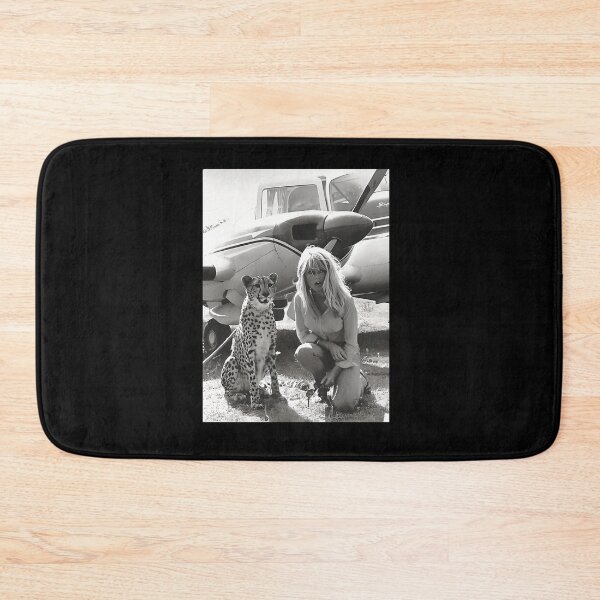 Item preview, Brigette Bardot With Cheetah And Plane designed and sold by Nansame.