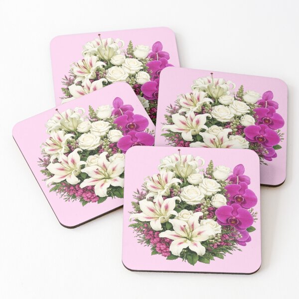 Artikelvorschau, Elegante florale Harmonie – Lilien, Rosen & Orchideen entworfen und verkauft von NatureFloralArts.