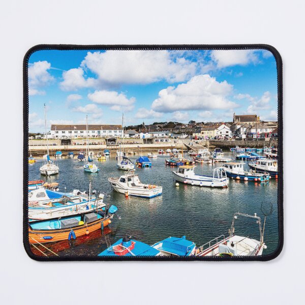 Item preview, Porthleven Harbour, Cornwall – Colourful Fishing Boats and Coastal Village designed and sold by Paul Thompson Photography.