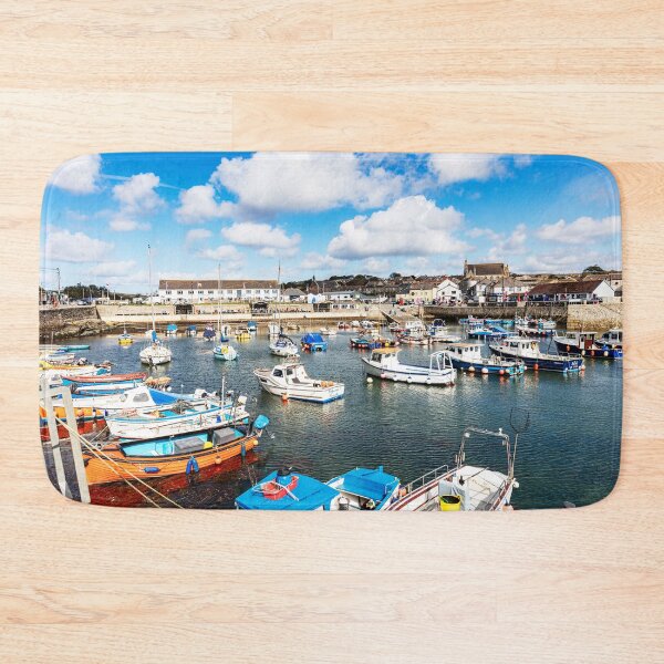 Item preview, Porthleven Harbour, Cornwall – Colourful Fishing Boats and Coastal Village designed and sold by Paul Thompson Photography.