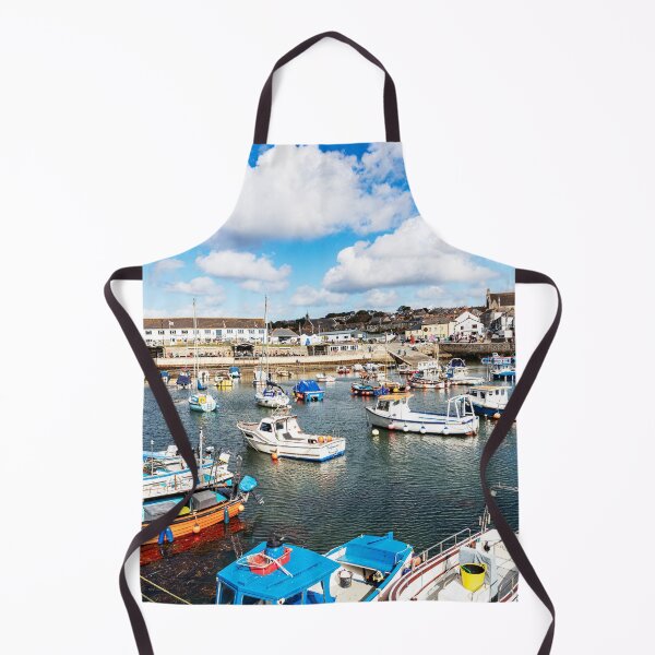 Item preview, Porthleven Harbour, Cornwall – Colourful Fishing Boats and Coastal Village designed and sold by Paul Thompson Photography.