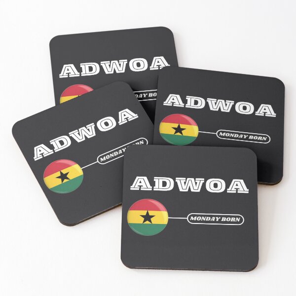Item preview, Adwoa name T-shirt / apparel, Ghana name, Akan name for female born on Monday.  designed and sold by alphagrace.