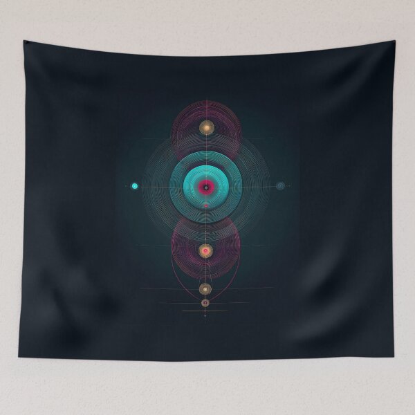 Item preview, Abstract Geometric Celestial Design designed and sold by Pir8prints.
