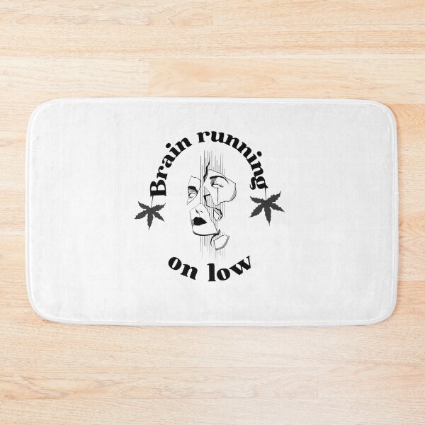 Item preview, Brain Running on Low – Broken Face Minimalist Mental Health Art. designed and sold by Artistry-Nadia.