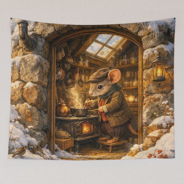 Item preview, Little Mouse Cooking Stew designed and sold by M-Y-A-R-T-.