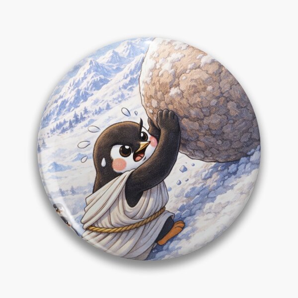 Item preview, The indomitable Penguin Spirit designed and sold by MartialArtisan.