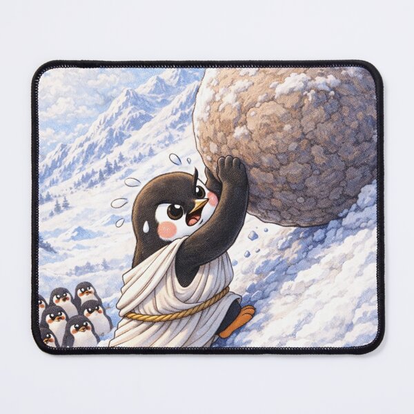 Item preview, The indomitable Penguin Spirit designed and sold by MartialArtisan.