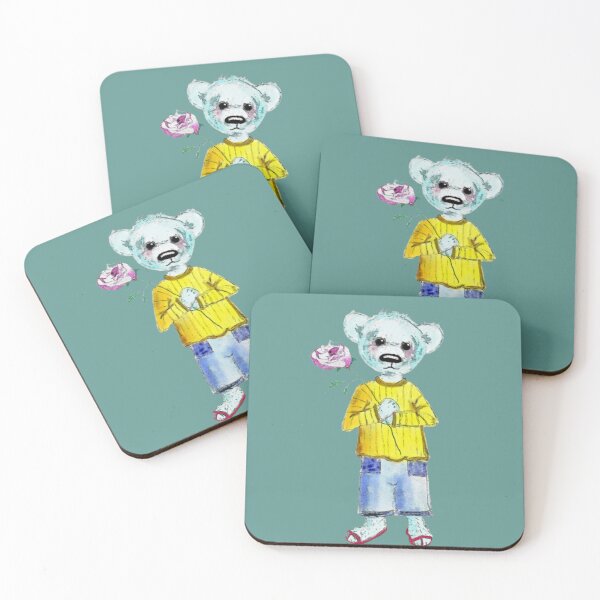 Item preview, Teddy bear in his blue jeans has a rose for you designed and sold by Erika Castricum.