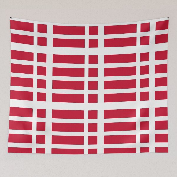 Item preview, Red and white pattern like Denmark flag designed and sold by santoshputhran.