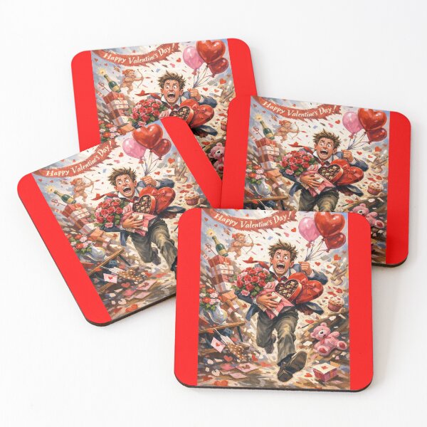 Item preview, Happy Valentine’s Day Chaos – When Love Goes Wrong designed and sold by MirAgency.