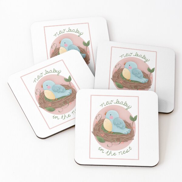 Item preview, Baby Shower Baby Bird  designed and sold by Megan Makes Art VT.