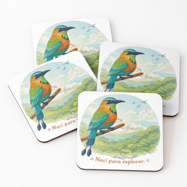 Item preview, Born to Explore | Tropical Bird Adventure Art designed and sold by Wander Vibes.