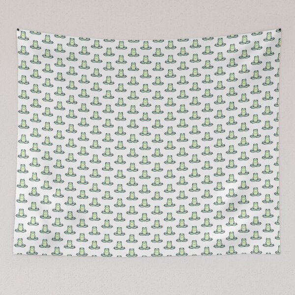 Item preview, Frog Meditating Illustration – Relaxed Zen Frog Art designed and sold by PrithviApparels.