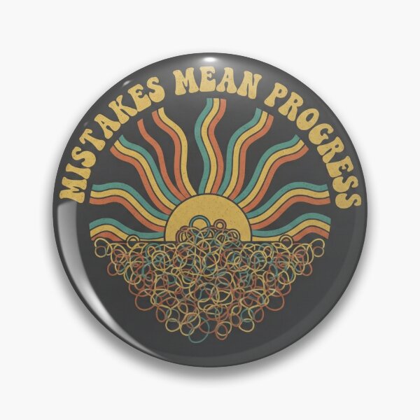 Item preview, Mistakes Mean Progress – Learning & Growth Motivation Design designed and sold by Your English Pal.