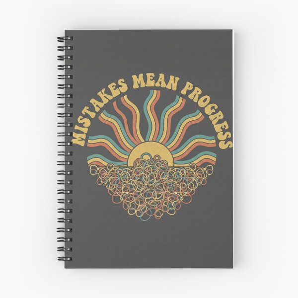 Item preview, Mistakes Mean Progress – Learning & Growth Motivation Design designed and sold by Your English Pal.