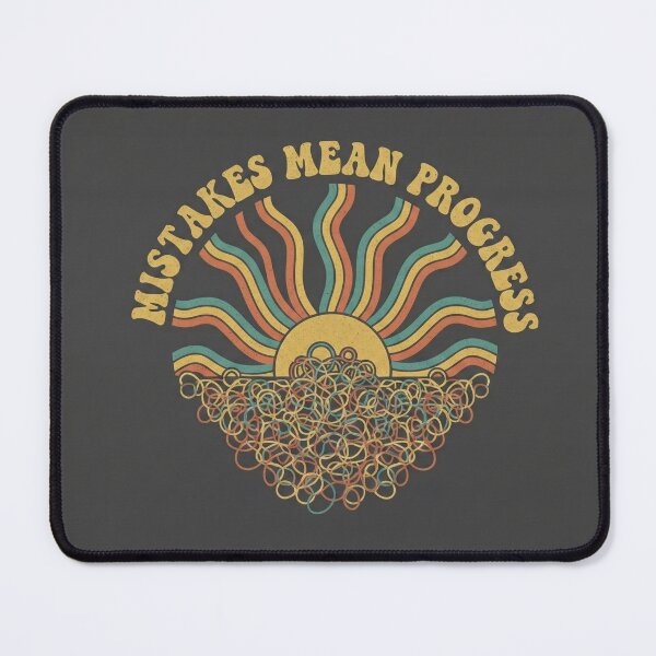Item preview, Mistakes Mean Progress – Learning & Growth Motivation Design designed and sold by Your English Pal.