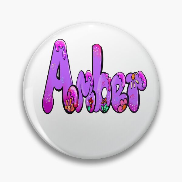 Item preview, Amber Name in purple personalized gifts for women and girls - custom personalised Amber designed and sold by Artonmytee.