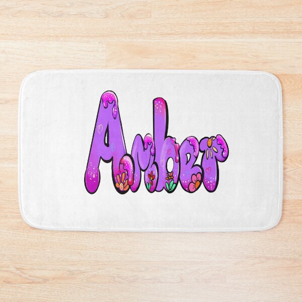 Item preview, Amber Name in purple personalized gifts for women and girls - custom personalised Amber designed and sold by Artonmytee.