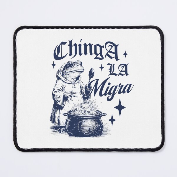 Item preview, Chinga la Migra Frog Protest Meme designed and sold by RandyHaskins.