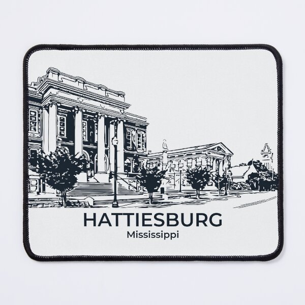 Item preview, Hattiesburg - Mississippi designed and sold by Lakeric Cityscapes.