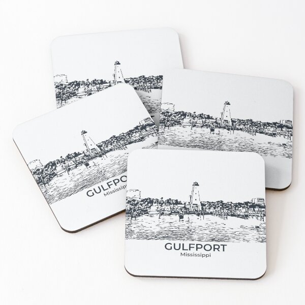 Item preview, Gulfport - Mississippi designed and sold by Lakeric Cityscapes.