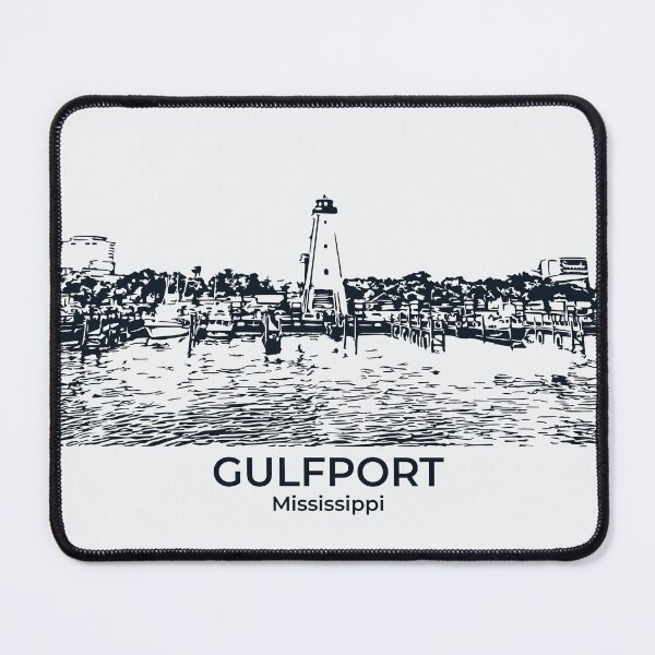 Item preview, Gulfport - Mississippi designed and sold by Lakeric Cityscapes.