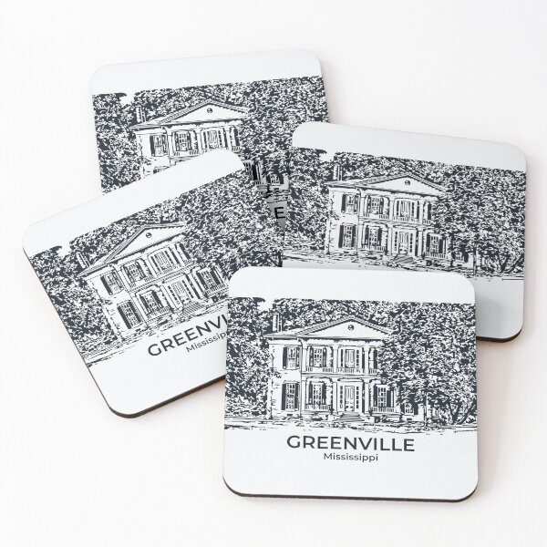 Item preview, Greenville - Mississippi designed and sold by Lakeric Cityscapes.