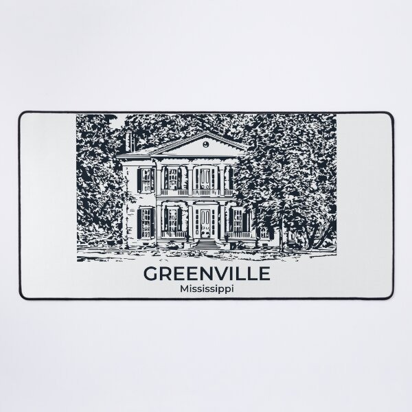 Item preview, Greenville - Mississippi designed and sold by Lakeric Cityscapes.