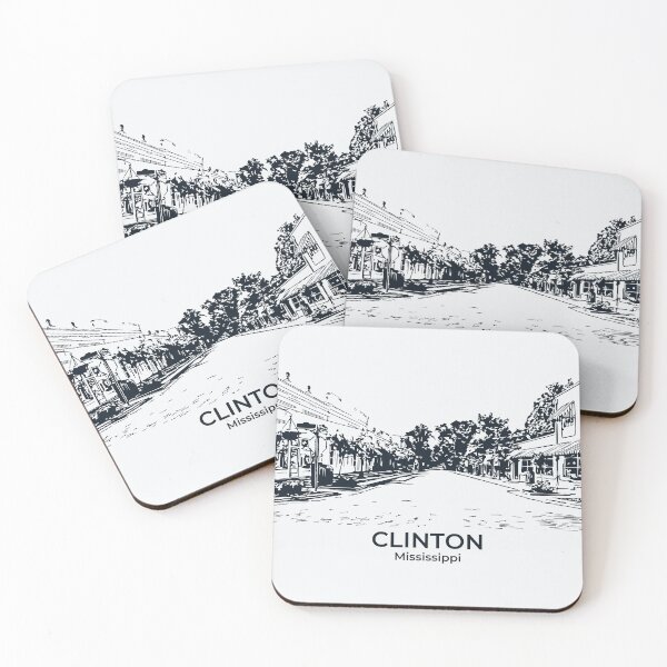 Item preview, Clinton - Mississippi designed and sold by Lakeric Cityscapes.