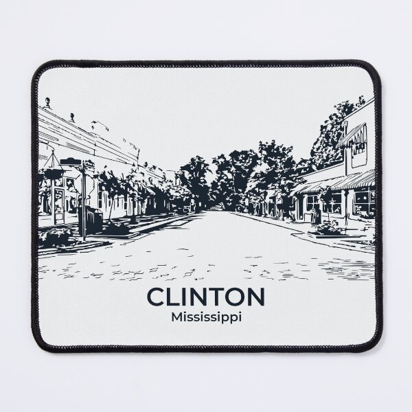 Item preview, Clinton - Mississippi designed and sold by Lakeric Cityscapes.