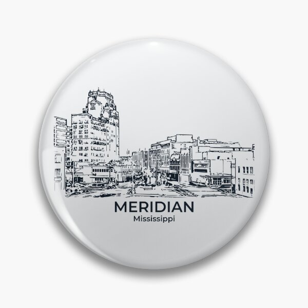 Item preview, Meridian - Mississippi designed and sold by Lakeric Cityscapes.