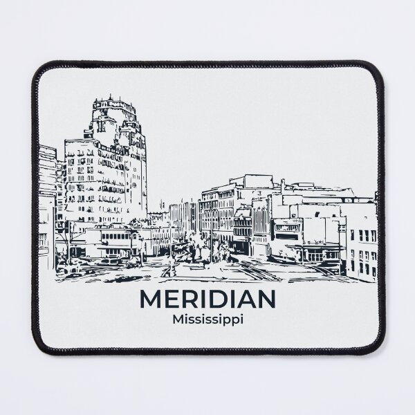 Item preview, Meridian - Mississippi designed and sold by Lakeric Cityscapes.