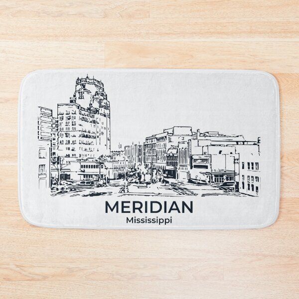 Item preview, Meridian - Mississippi designed and sold by Lakeric Cityscapes.