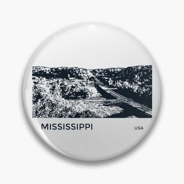 Item preview, Mississippi USA designed and sold by Lakeric Cityscapes.