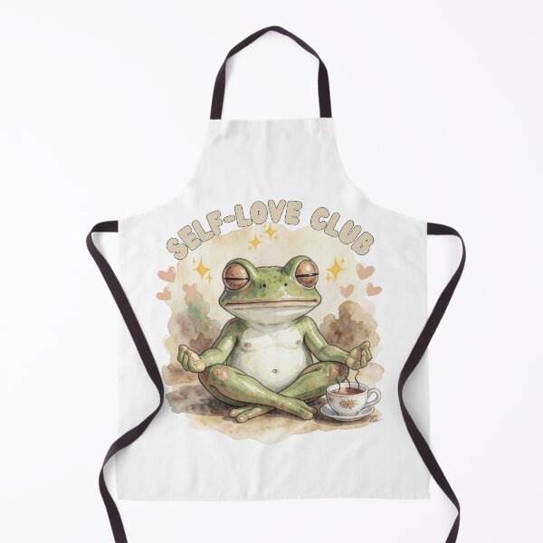 Item preview, Frog meditation Self-love Club designed and sold by Frogs&Waters.