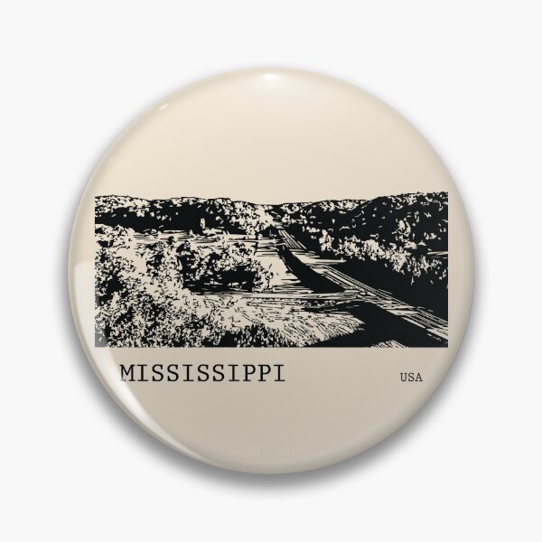 Item preview, Mississippi USA designed and sold by Lakeric Cityscapes.