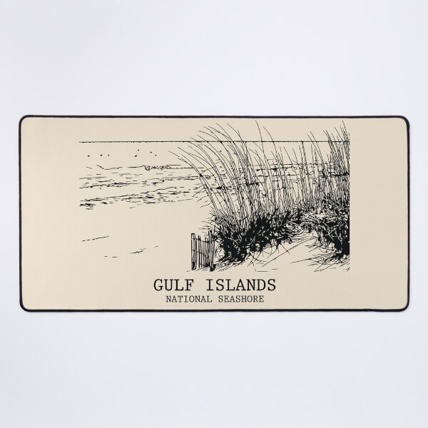 Item preview, Gulf Islands National Seashore designed and sold by Lakeric Cityscapes.