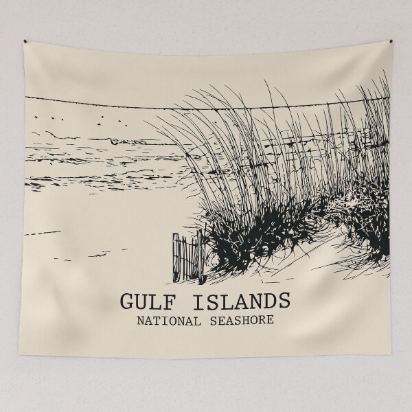 Item preview, Gulf Islands National Seashore designed and sold by Lakeric Cityscapes.