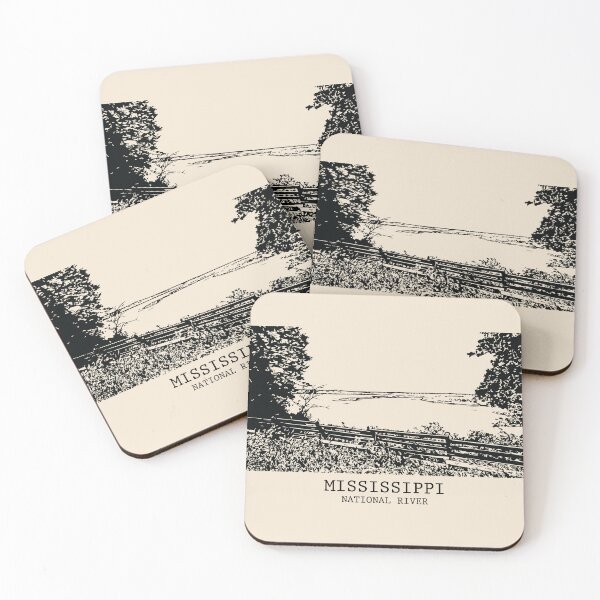 Item preview, Mississippi National River designed and sold by Lakeric Cityscapes.