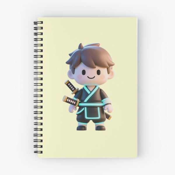 Item preview, Cute 3D Blocky Ninja - Stealth Shinobi Hero designed and sold by WhimsyBits.