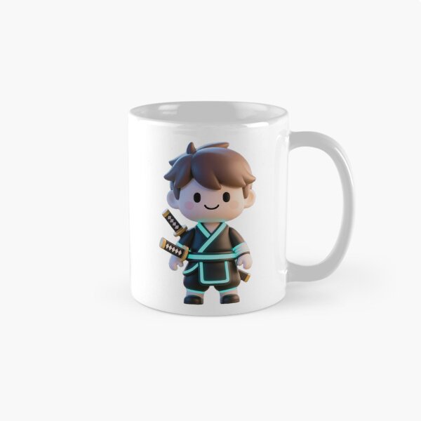 Item preview, Cute 3D Blocky Ninja - Stealth Shinobi Hero designed and sold by WhimsyBits.