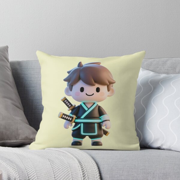 Item preview, Cute 3D Blocky Ninja - Stealth Shinobi Hero designed and sold by WhimsyBits.
