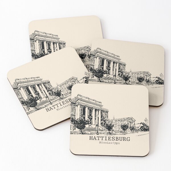 Item preview, Hattiesburg - Mississippi designed and sold by Lakeric Cityscapes.